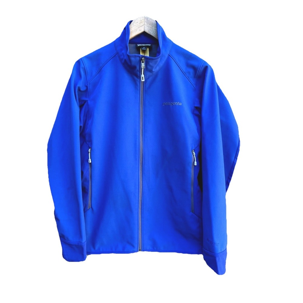 Patagonia Adze Hybrid Jacket Women's Medium Blue Embroidered Logo Full Zip